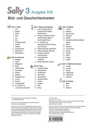 Sally - Ausgabe D/Ausgabe E - Englisch ab Klasse 1: 3. Schuljahr - Bild- und Geschichtenkarten