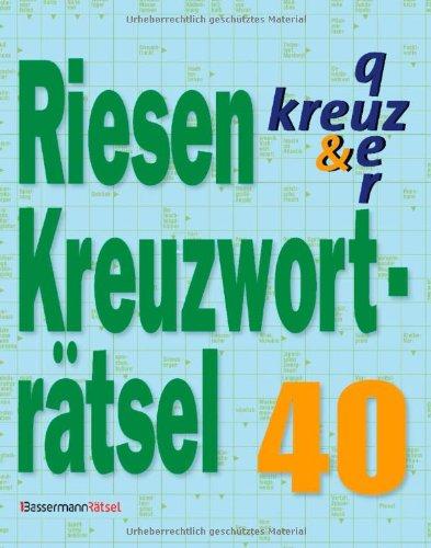 Riesen-Kreuzworträtsel 40