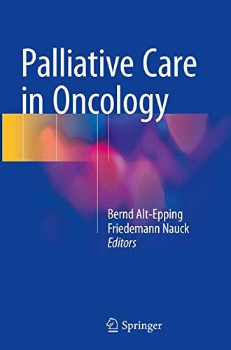 Palliative Care in Oncology