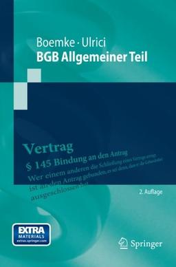 BGB Allgemeiner Teil (Springer-Lehrbuch) (German Edition): Second Edition