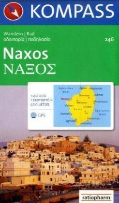 Naxos: Wanderkarte mit Radrouten. GPS-geeignet. 1:40000