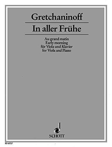 In aller Frühe: Viola und Klavier.