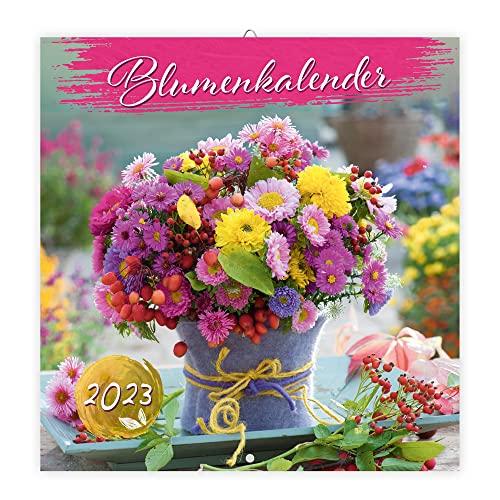 Trötsch Broschürenkalender Blumenkalender 2023: Wandplaner