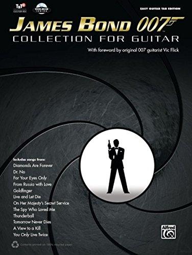 James Bond 007 Collection for Guitar  |  Gitarre  |  Buch & DVD-ROM (Easy Guitar Tab Editions)