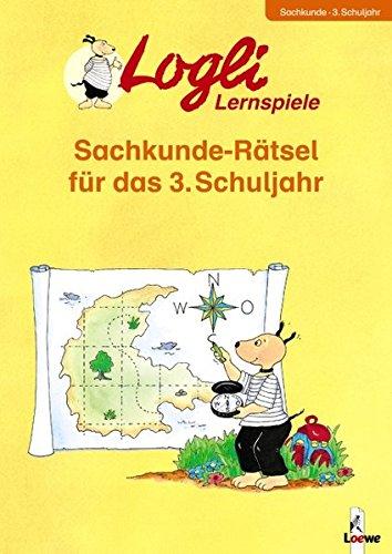 Sachkunde-Rätsel für das 3. Schuljahr (Logli-Lernspiele)