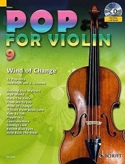 Pop for Violin: Wind Of Change. Band 9. 1-2 Violinen. Ausgabe mit CD.