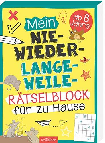 Mein Nie-wieder-Langweile-Rätselblock für zu Hause