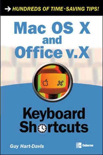 Mac OS X and Office V.X Keyboard Shortcuts