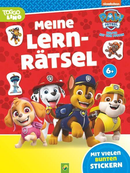 Paw Patrol Meine Lernrätsel: Mit vielen bunten Stickern | Ab 6 Jahren