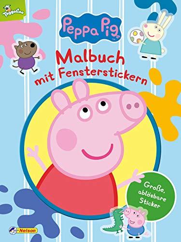 Peppa: Malbuch mit Fensterstickern: Kinderbeschäftigung ab 3 (Peppa Pig)