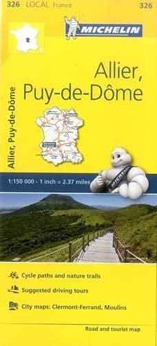 Allier, Puy-de-De - Michelin Local Map 326: Map (Mapas Local Michelin)