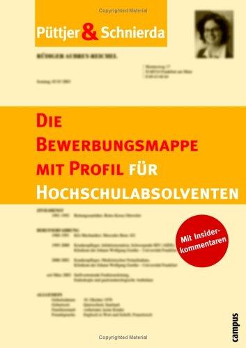 Die Bewerbungsmappe mit Profil für Hochschulabsolventen