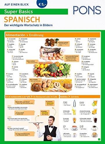 PONS Super Basics auf einen Blick Spanisch: Der wichtigste Wortschatz in Bildern (PONS Auf einen Blick)