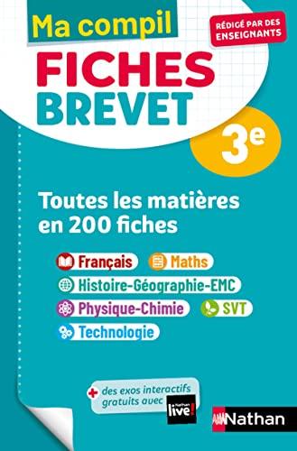 Ma compil fiches brevet 3e : toutes les matières en 200 fiches