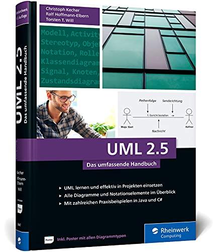 UML 2.5: Das umfassende Handbuch (Ausgabe 2021) – inkl. DIN A2-Poster mit allen Diagrammtypen