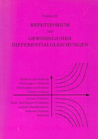 Repetitorium der Gewöhnlichen Differentialgleichungen