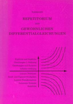 Repetitorium der Gewöhnlichen Differentialgleichungen