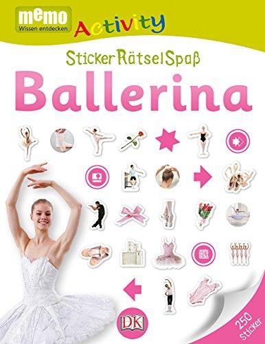 memo Activity. StickerRätselSpaß: Ballerina