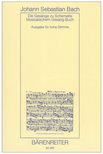 Schemellis Gesangbuch BWV 439-507. Hohe Stimme