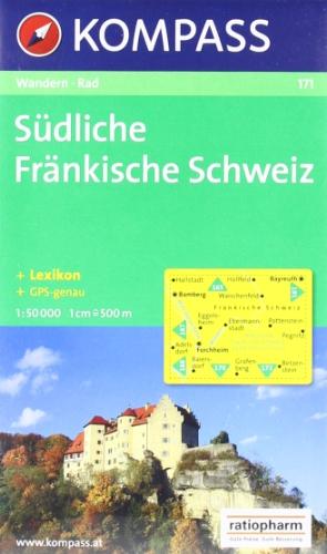 Südliche Fränkische Schweiz: Wander- und Radkarte. GPS-genau. 1:50.000