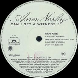 Can I Get a Witness [Vinyl Single]