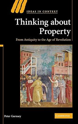 Thinking about Property: From Antiquity to the Age of Revolution (Ideas in Context, Band 90)