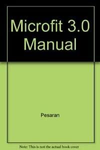 Microfit 3.0 User Manual