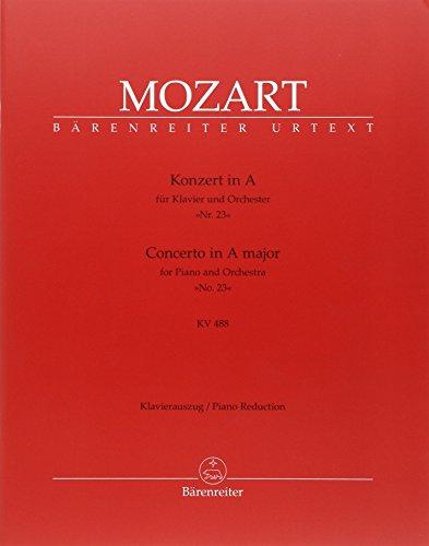 Konzert 23 a-Dur KV 488 - Klav Orch. Klavier, Klavier zu 4 Händen