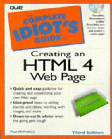 The Complete Idiot's Guide to Creating An HTML 4 Web Page