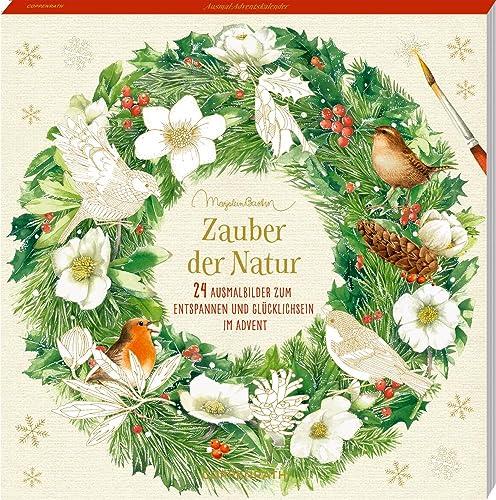 Kreativkalender - Zauber der Natur: 24 Ausmalbilder zum Entspannen und Glücklichsein im Advent