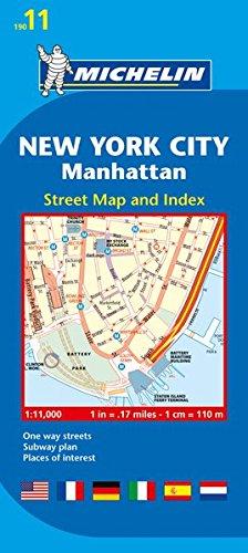 Michelin New York City, Manhatten: Stadtplan 1:11.000 (MICHELIN Stadtpläne)