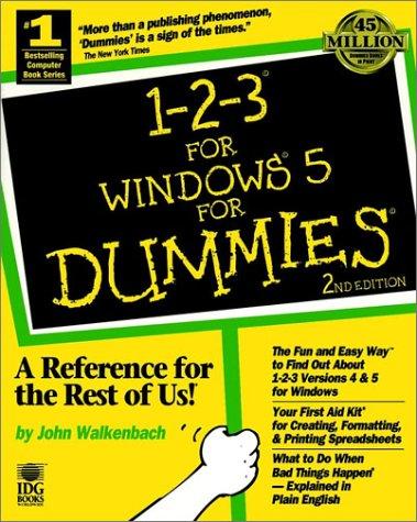 1-2-3 For Windows 5 for Dummies (For Dummies (Computer/Tech))