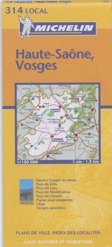 Haute-Saone, Vosges, französische Ausgabe (Michelin Local France)