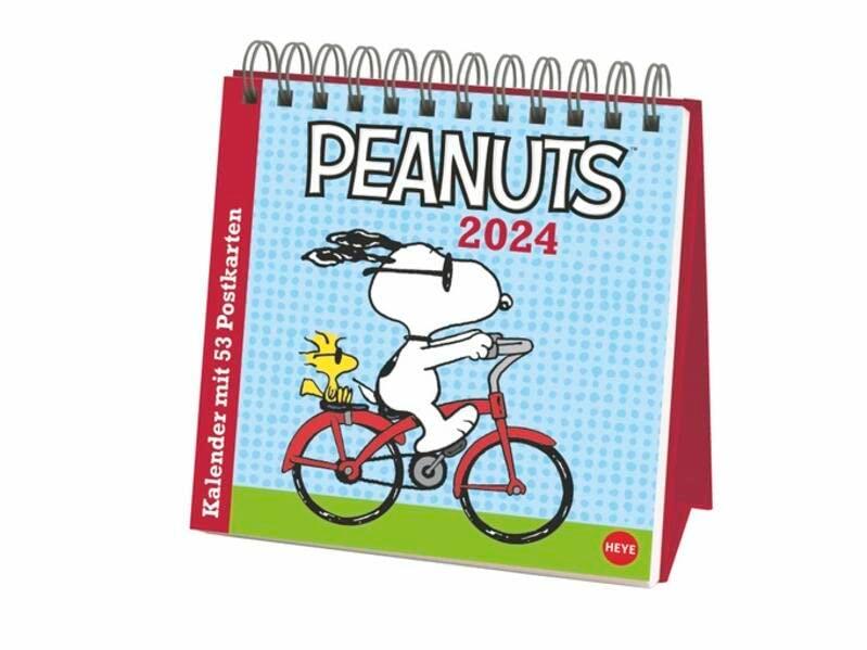 Peanuts Premium-Postkartenkalender 2024