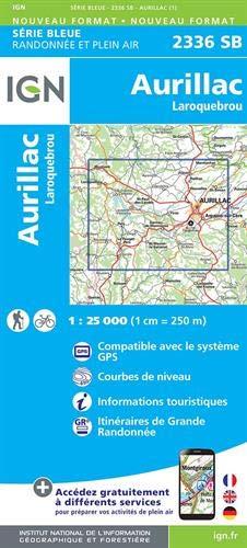 Aurillac-Laroquebrou 1:25 000