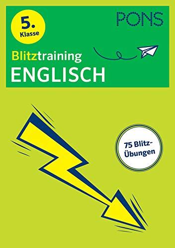 PONS Blitztraining Englisch 5. Klasse: Blitzschnell kapiert - Der Übungsblock für zwischendurch