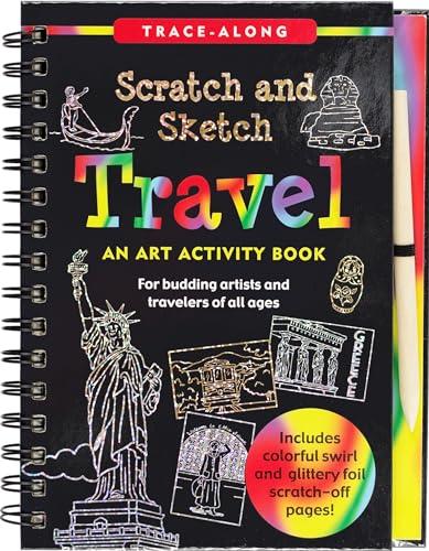 Scratch & Sketch(tm) Travel (Trace Along)