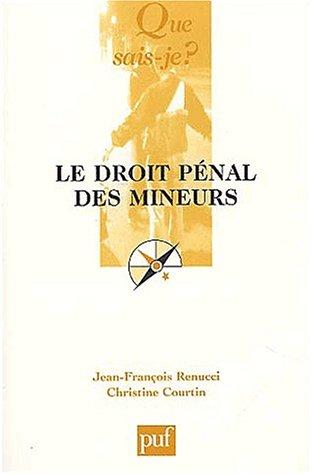 Le droit pénal des mineurs