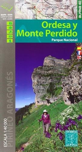 Ordesa y Monte Perdido 1 : 40.000 Wanderkarte Spanien (Mapa Y Guia Excursionista)