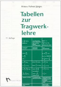 Tabellen zur Tragwerklehre