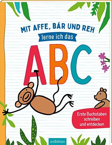 Mit Affe, Bär und Reh lerne ich das ABC: Erste Buchstaben schreiben und entdecken