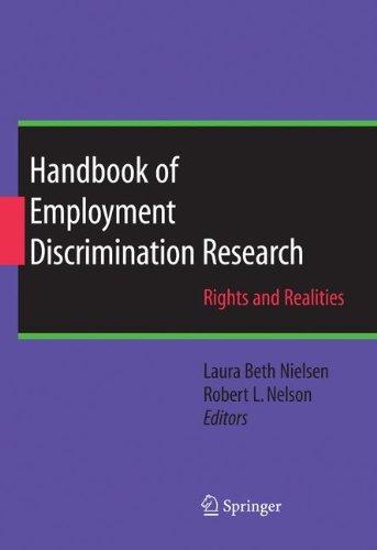 Handbook of Employment Discrimination Research: Rights and Realities