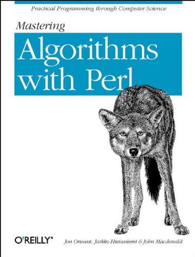 Mastering Algorithms with Perl (Classique Us)