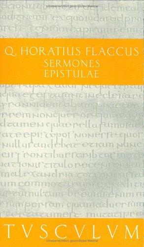 Satiren / Briefe. Sermones / Epistulae (Sammlung Tusculum)