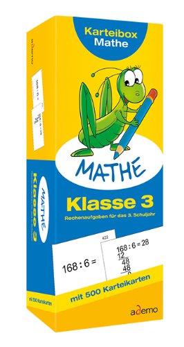 Karteibox Mathe, Klasse 3: Rechenaufgaben für das 3. Schuljahr