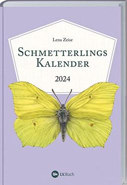 Schmetterlingskalender 2024: Mit einer praktischen Wochenübersicht und bezaubernden Illustrationen. Der perfekte Taschenkalender für Naturfreunde mit ... und zwei heraustrennbaren Postkarten.