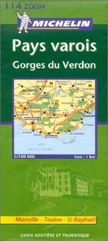 Pays varois, Gorges du Verdon, französische Ausgabe (Michelin kaart - Zoom (114))