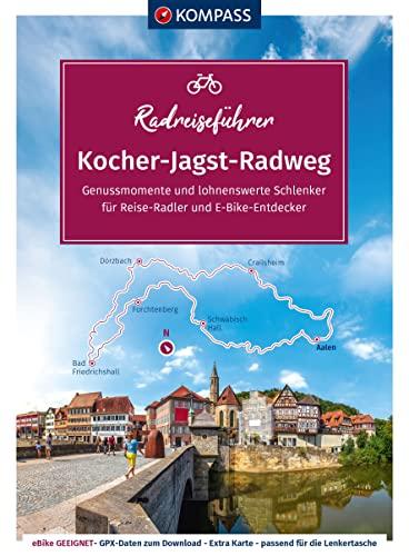 KOMPASS RadReiseFührer Kocher-Jagst-Radweg: Von Aalen den Kocher hinab zur Neckarmündung und entlang der Jagst wieder zurück mit Extra-Tourenkarte, ... (KOMPASS-Fahrradführer, Band 6931)