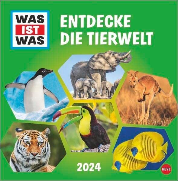 WAS IST WAS Entdecke die Tierwelt Broschurkalender 2024