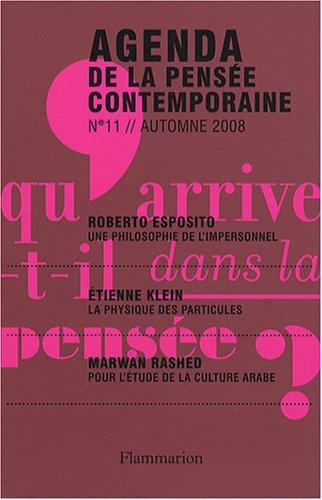 Agenda de la pensée contemporaine, n° 11